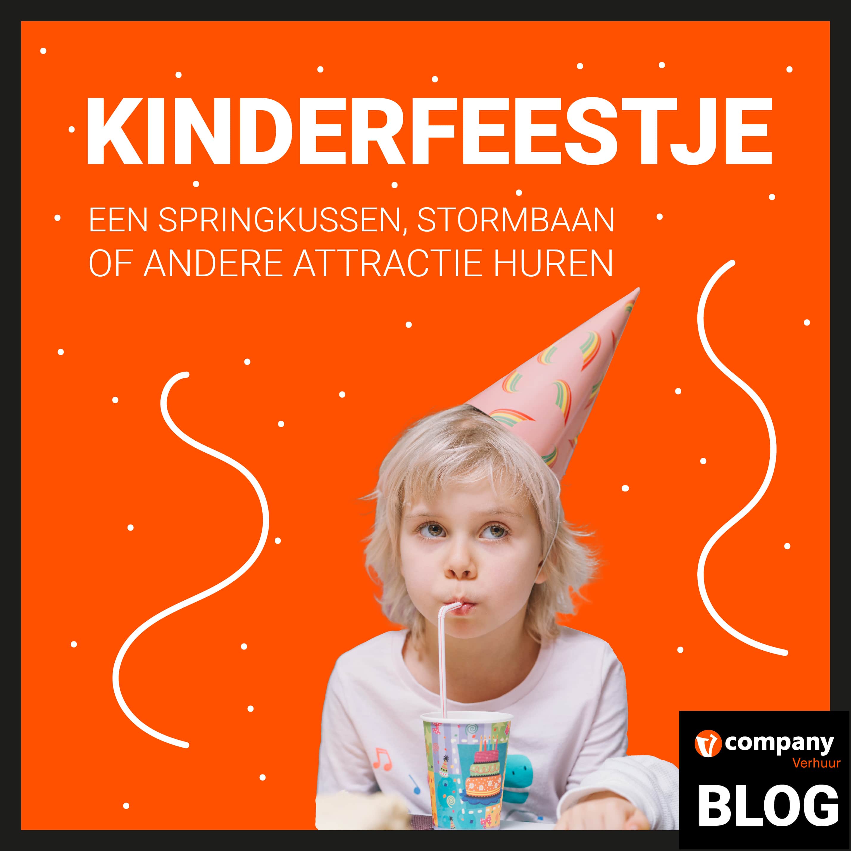 Een springkussen, stormbaan of andere attractie huren voor je kinderfeestje!